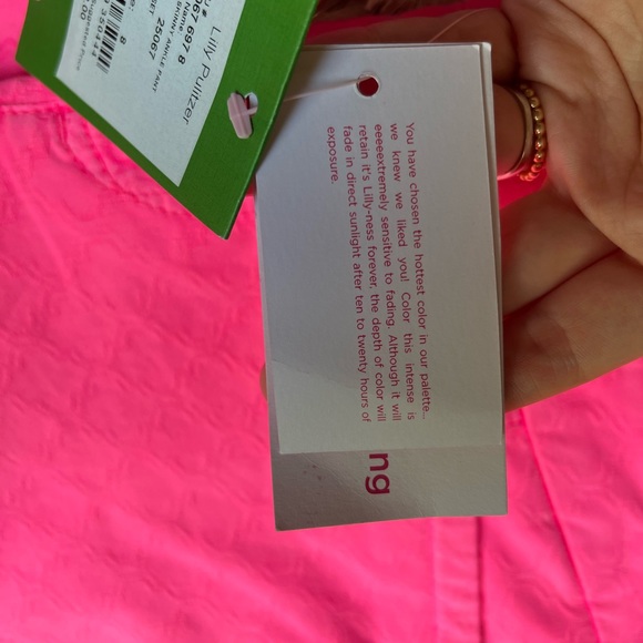🦄NWT!! Lilly Pulitzer Pink Sunset Kelly Ankle Pant - Picture 4 of 4